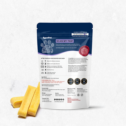 Calming Ashwagandha Yak Cheese Chews | 6-Hour Long Lasting Dental Chew