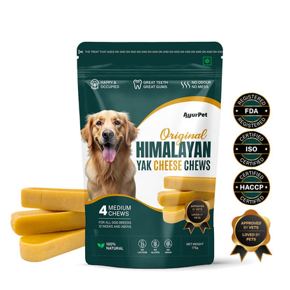 Calming Ashwagandha Yak Cheese Chews | 6-Hour Long Lasting Dental Chew